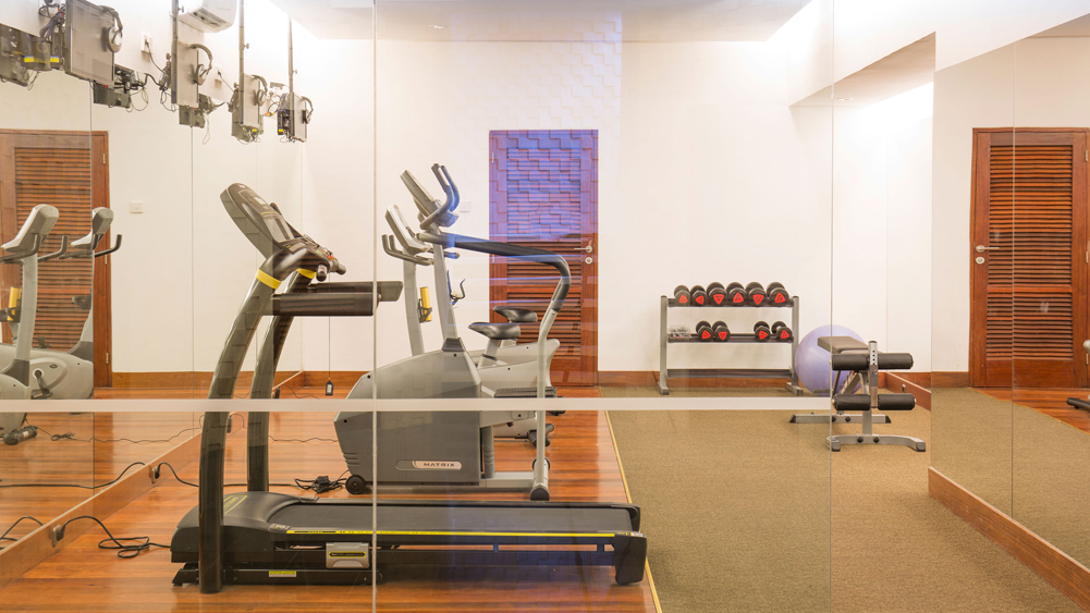 Villa Bayu Gita Beachfront - Private gym